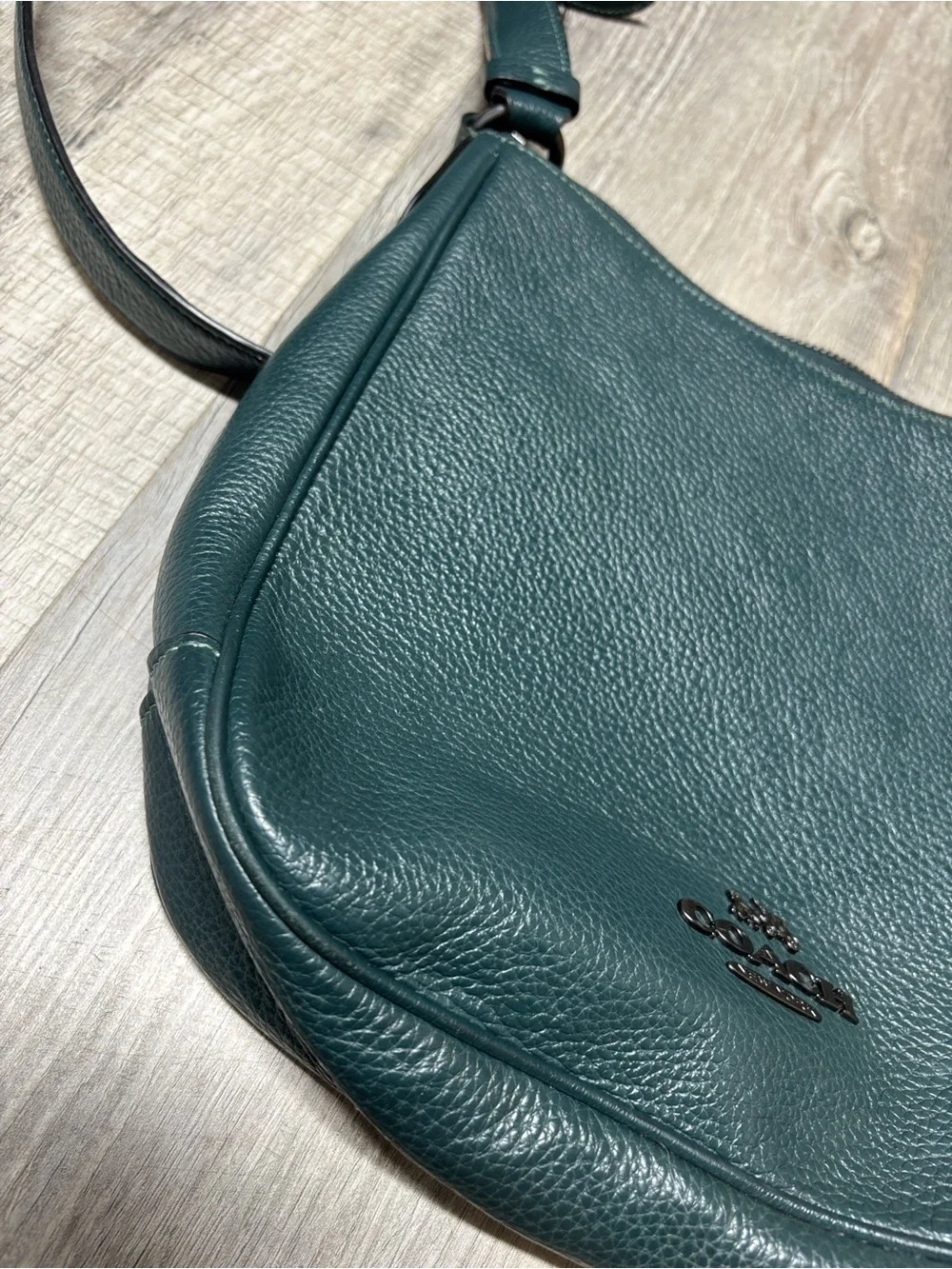 Coach pebble leather
